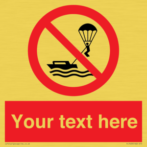 Custom No parasailing